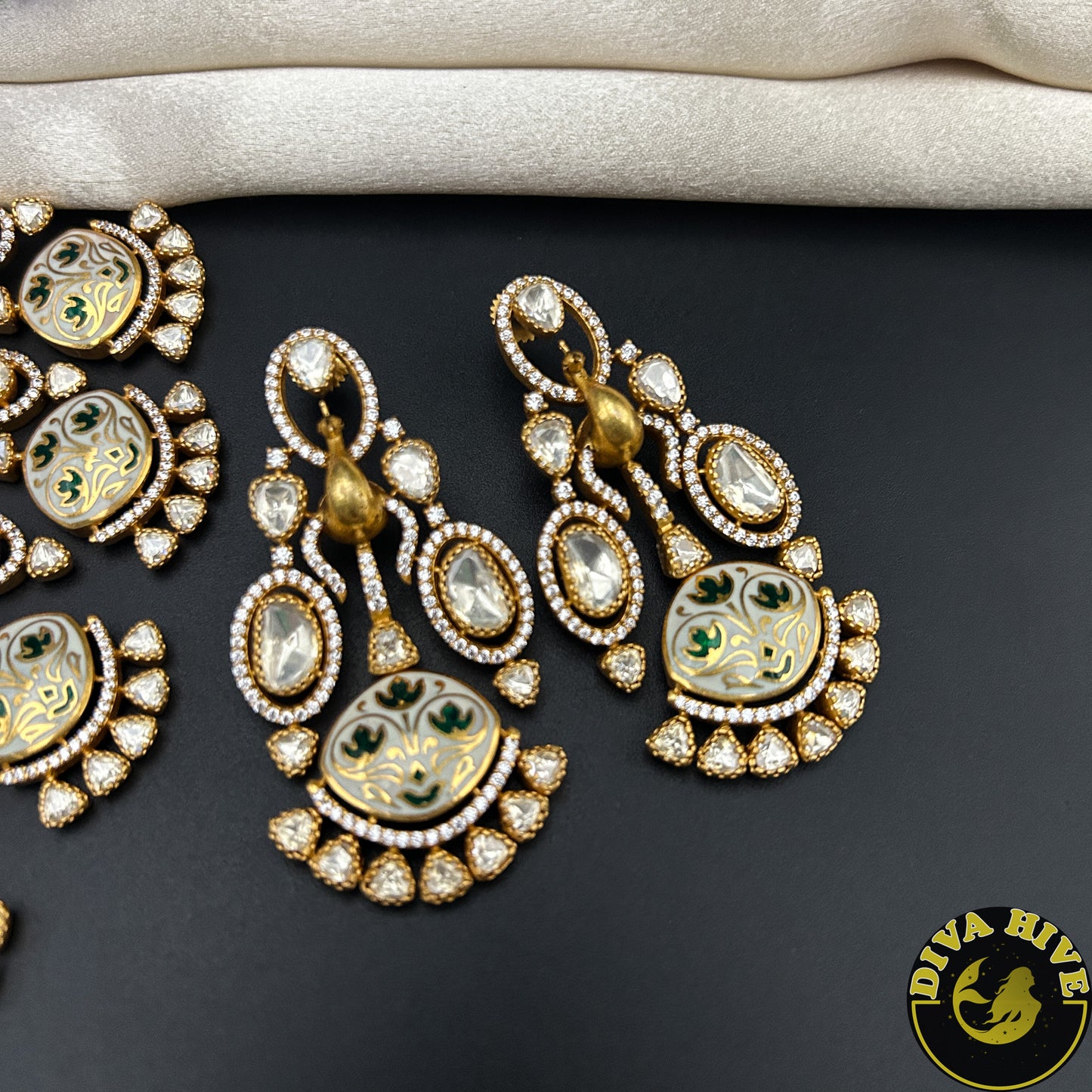 Qala 24K Gold Plated Moissanite Necklace