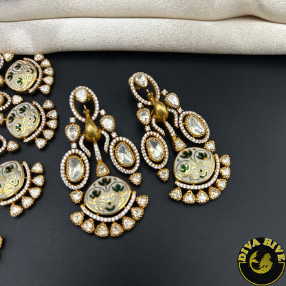 Qala 24K Gold Plated Moissanite Necklace