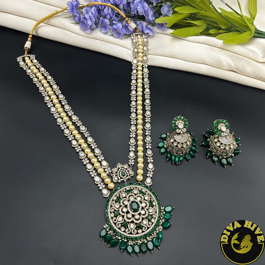 Maharani Moissanite Long Necklace