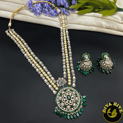 Maharani Moissanite Long Necklace
