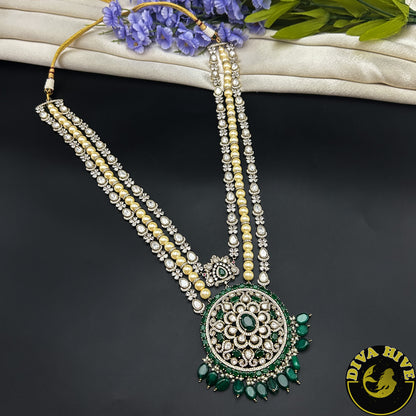 Maharani Moissanite Long Necklace