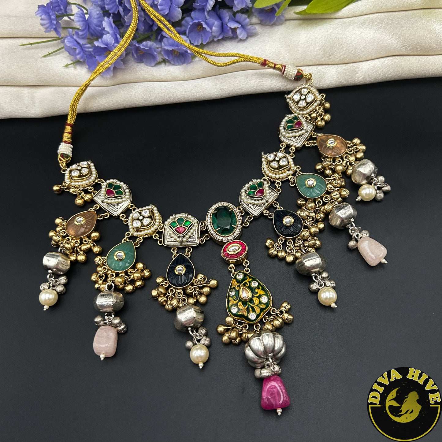 Suhani Gorgeous Fusion Silver Necklace| Tribal Jewellery