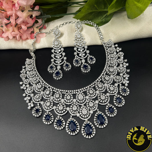 Zeenat AD/CZ  Necklace