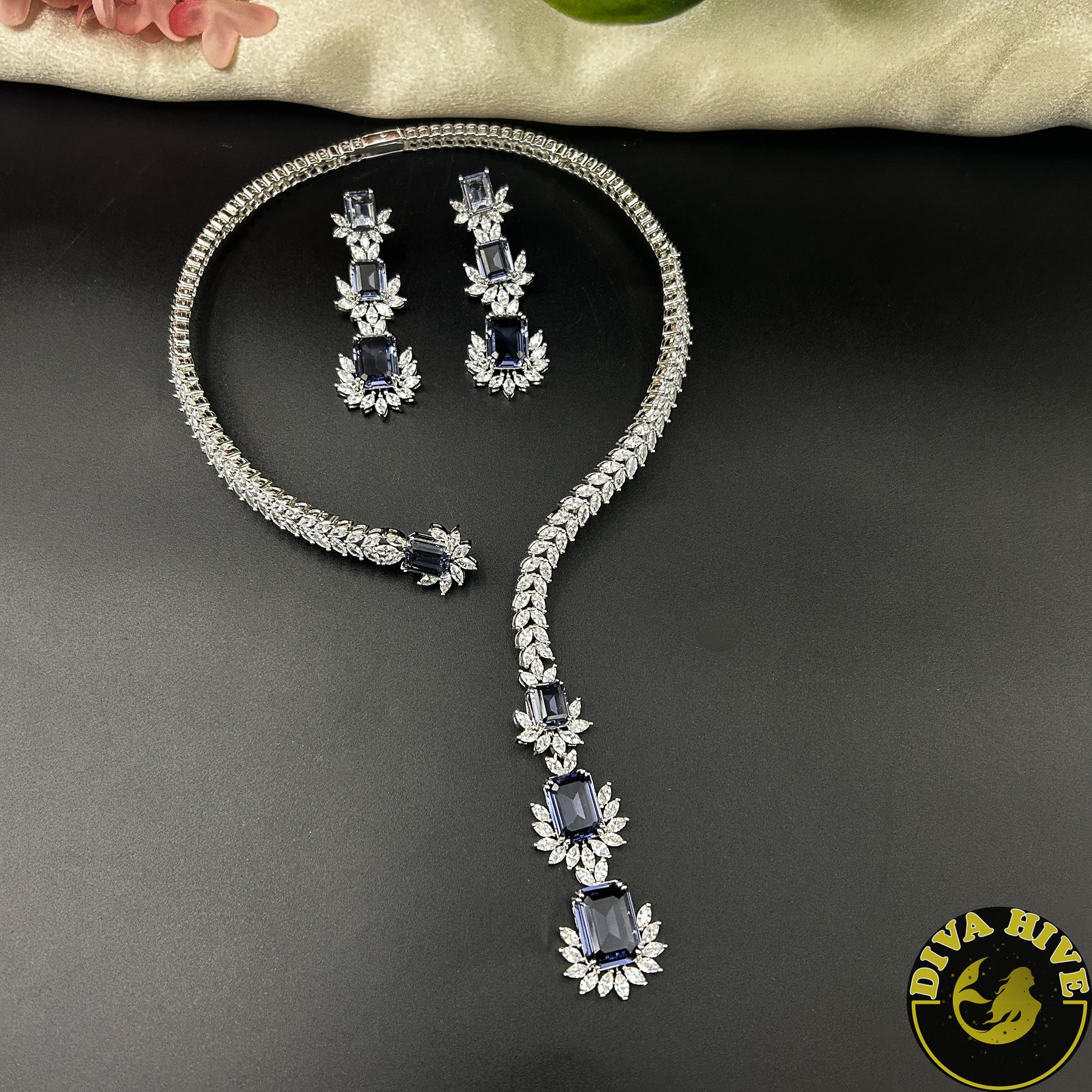 Kaynaat AD/CZ Lion Hasli - Necklace -AD/CZ, Choker, Diva Exclusive, Necklace - Divahive