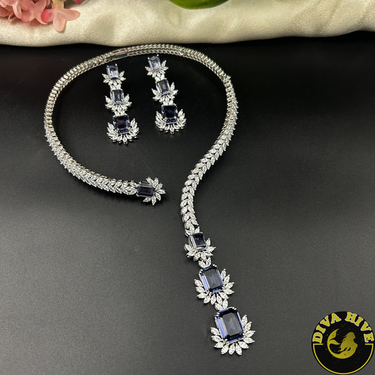 Kaynaat AD/CZ Lion Hasli - Necklace -AD/CZ, Choker, Diva Exclusive, Necklace - Divahive