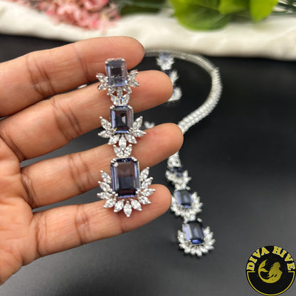 Kaynaat AD/CZ Lion Hasli - Necklace -AD/CZ, Choker, Diva Exclusive, Necklace - Divahive