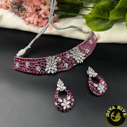 Poshak AD/CZ  Choker