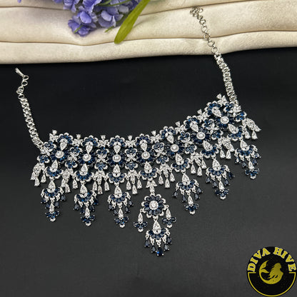 Pashmina AD/CZ  Choker
