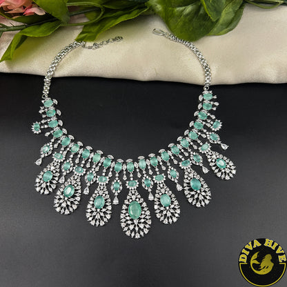 Pashmina AD/CZ  Choker