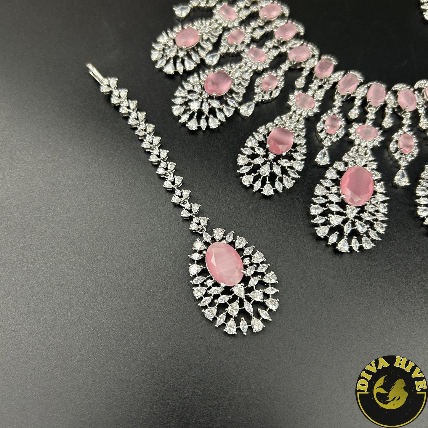 Pashmina AD/CZ  Choker