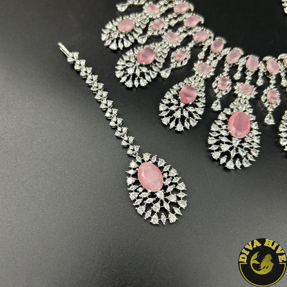 Pashmina AD/CZ  Choker