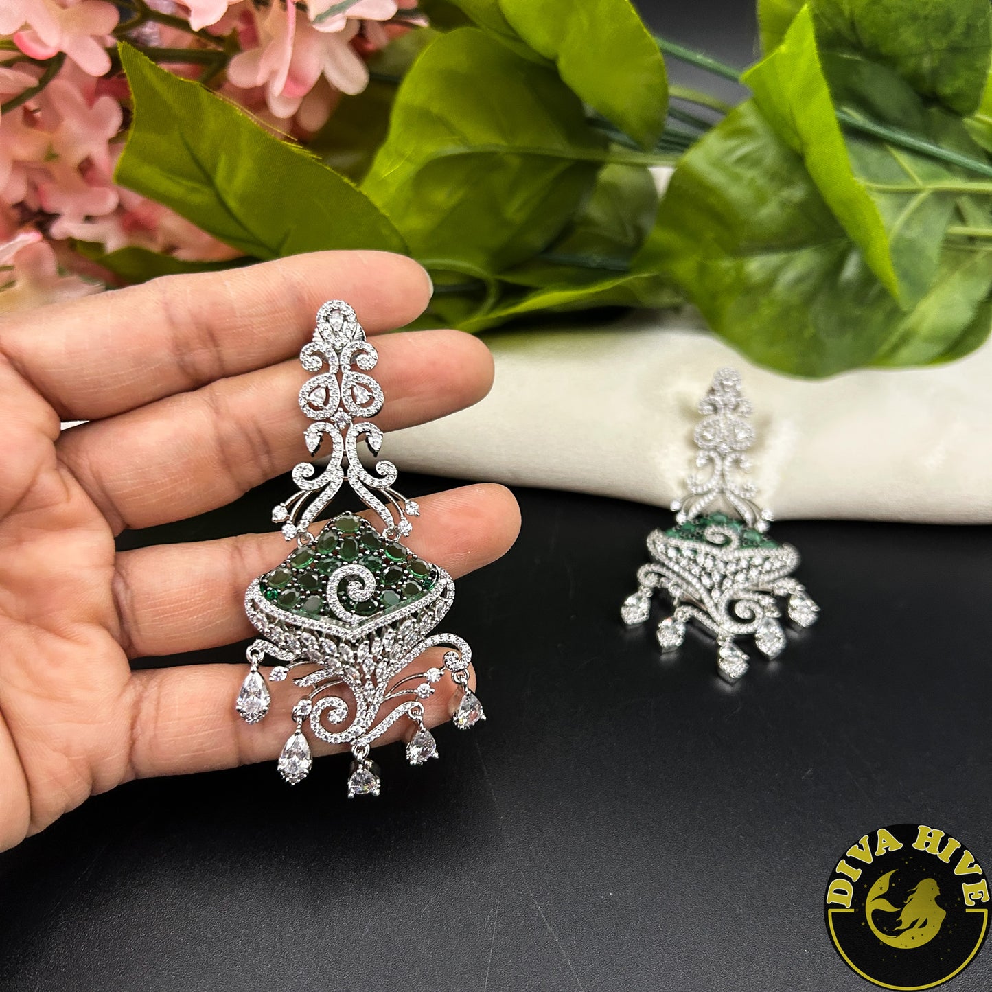 Panaah AD/CZ Earring