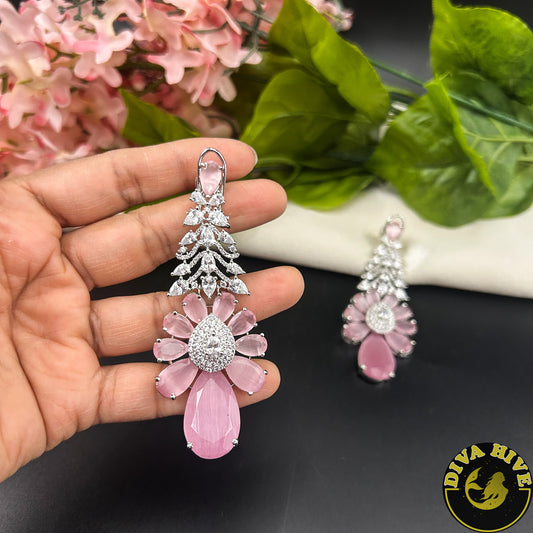 Pashmina AD/CZ Statement Earring