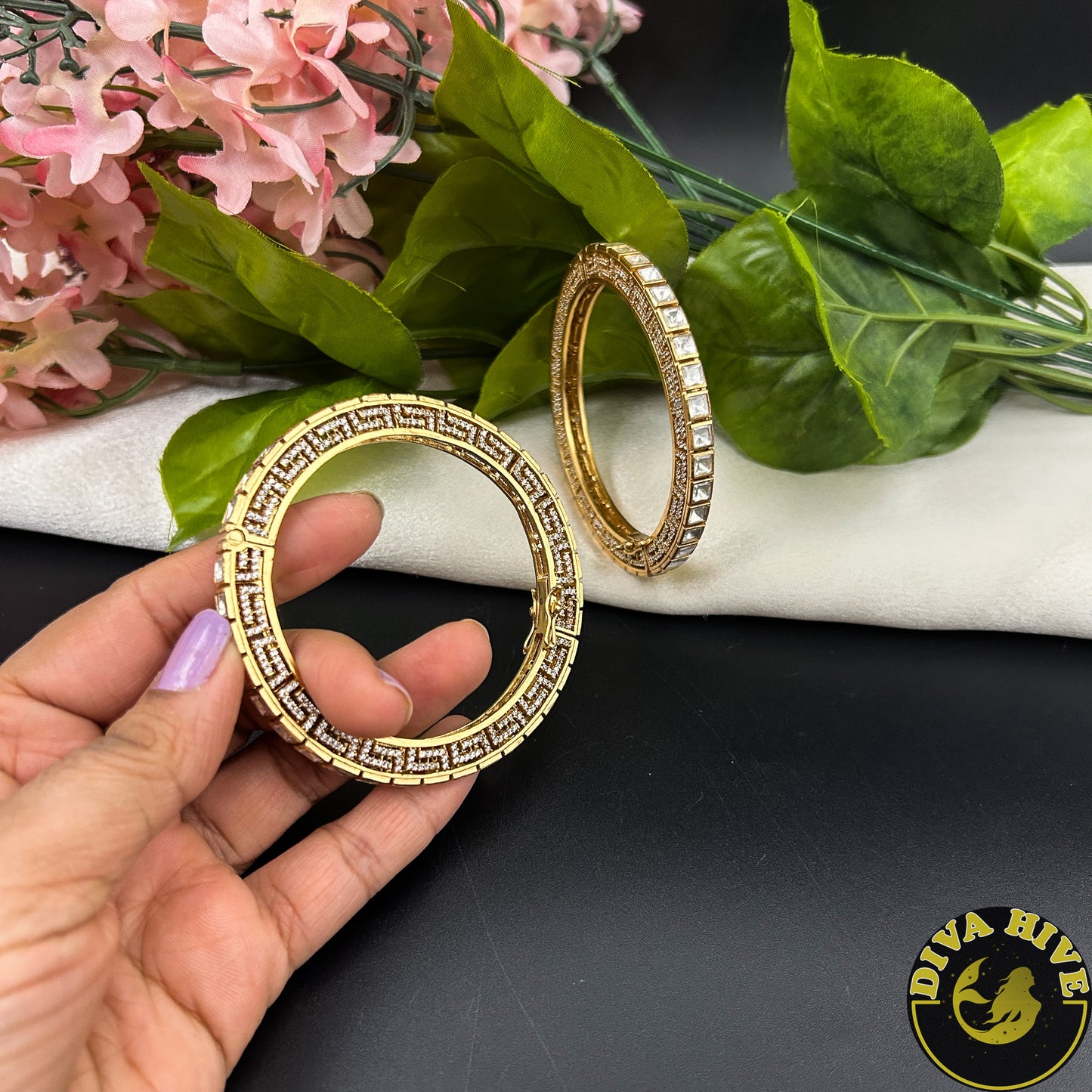 Zara Moissanite Bangle