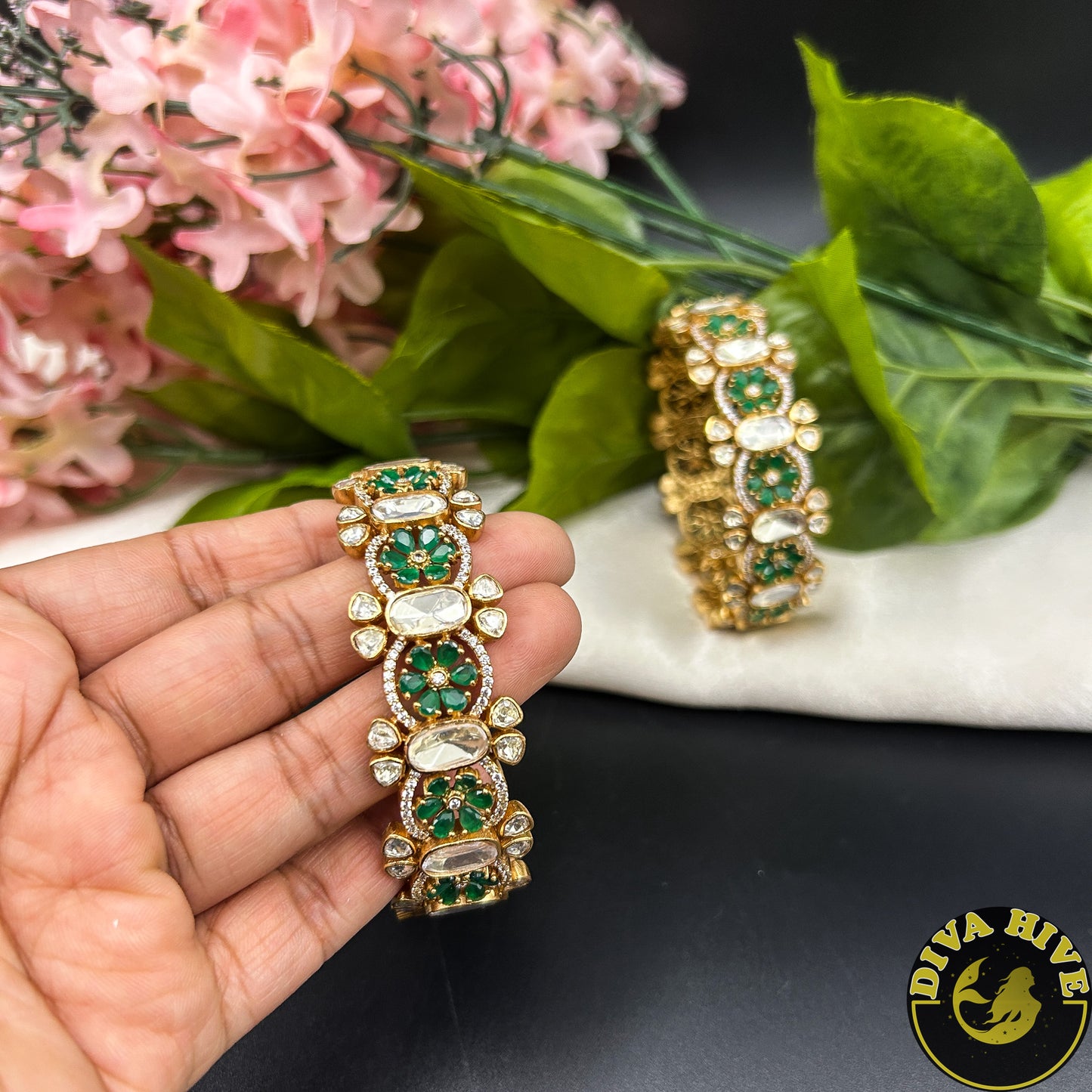 Saachi Moissanite Bangle