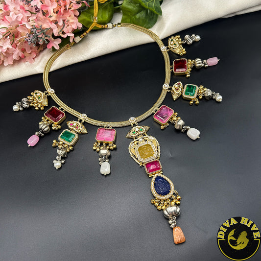 Pashmina Long Fusion Necklace