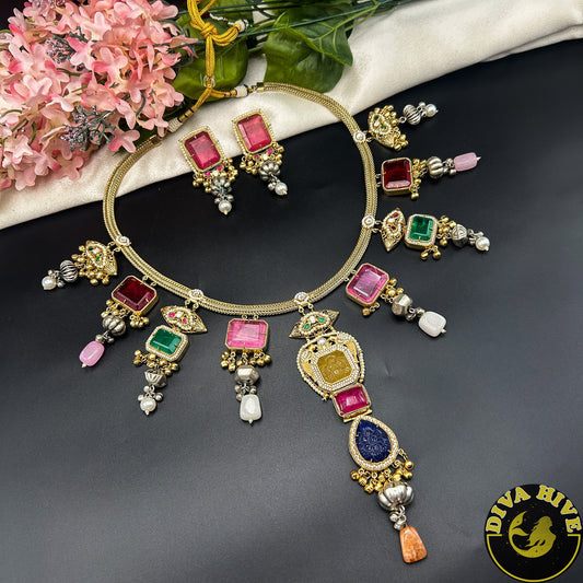 Pashmina Long Fusion Necklace