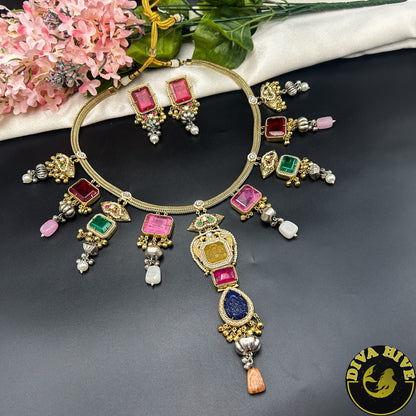 Pashmina Long Fusion Necklace