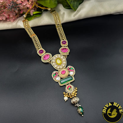 Paakhi Long Fusion Necklace