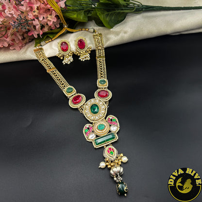 Paakhi Long Fusion Necklace