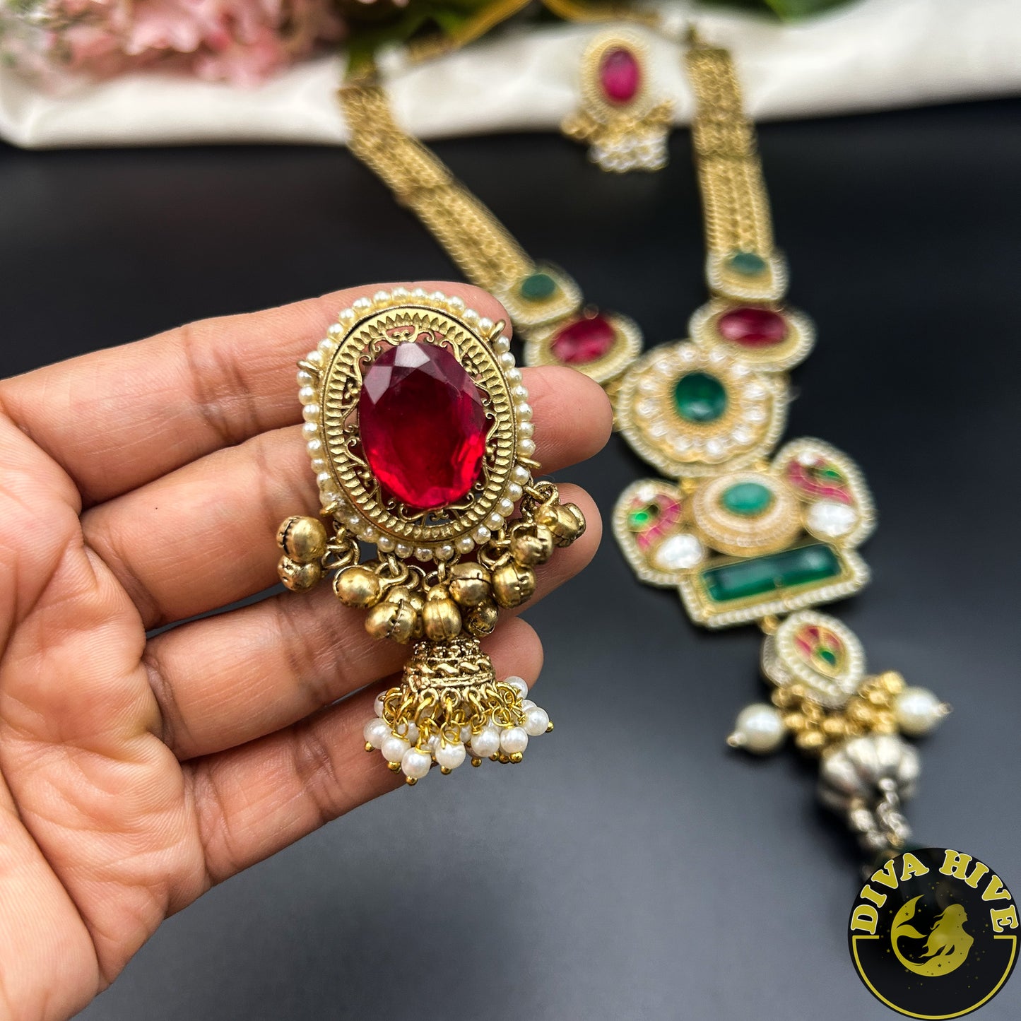 Paakhi Long Fusion Necklace