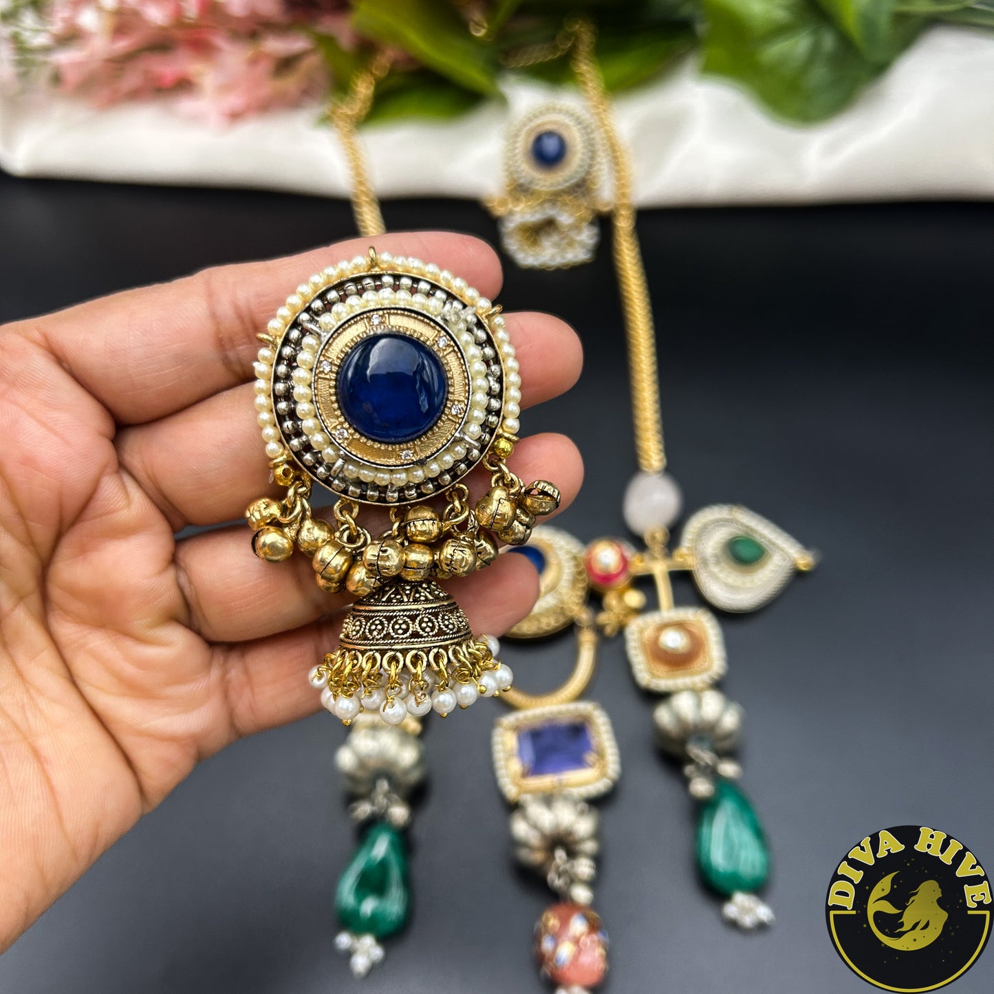 Suhani Gorgeous Fusion Silver Necklace| Tribal Jewellery - Necklace -["925Silver","Diva Exclusive","Hasuli","Necklace","Silver"] - Divahive