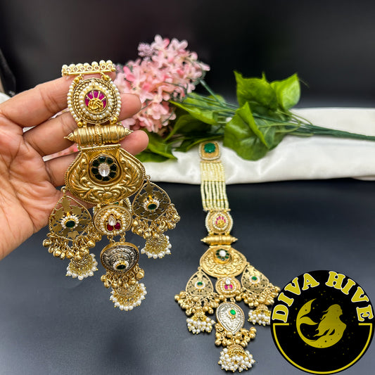 Aza Long Statement Earring