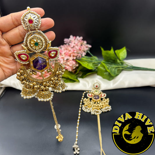 Aabha Long Statement Earring