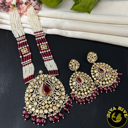 Mayaa Moissanite Premium Necklace Set