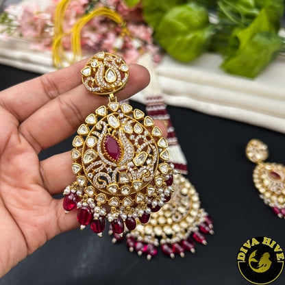 Mayaa Moissanite Premium Necklace Set