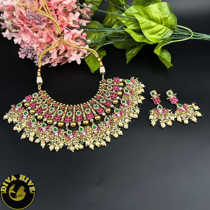 Veera Pachi Kundan Choker