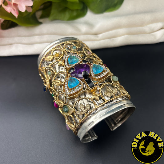 Pashmina Fusion Cuff - Bracelet -["Bracelet"] - Divahive