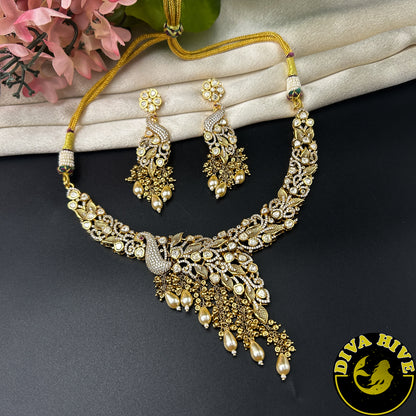 Noor Mayuri Necklace Set