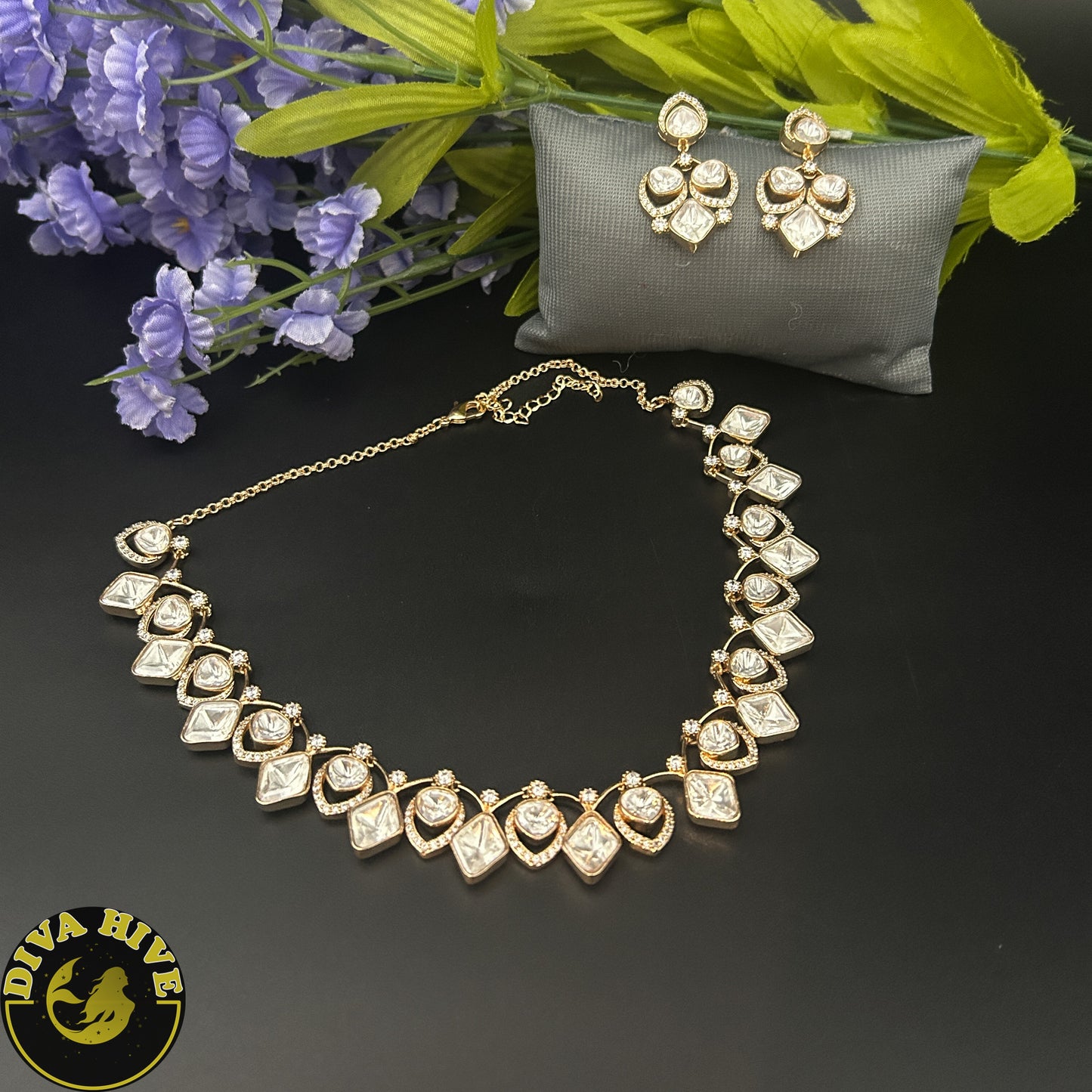 Zeenat Moissanite Necklace