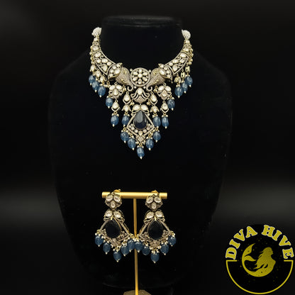 Kalakriti Hasli Necklace - Necklace -925Silver, Diva Exclusive, featured, Fusion, Necklace - Divahive