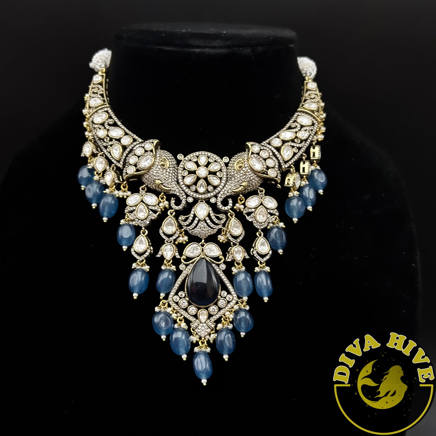 Kalakriti Hasli Necklace - Necklace -925Silver, Diva Exclusive, featured, Fusion, Necklace - Divahive