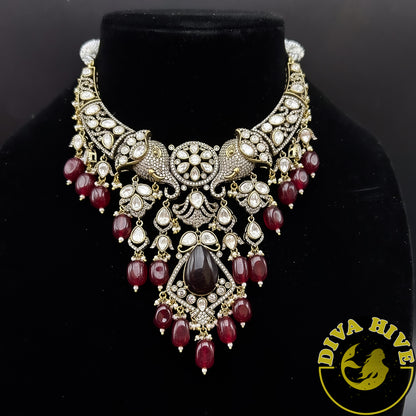 Kalakriti Hasli Necklace - Necklace -925Silver, Diva Exclusive, featured, Fusion, Necklace - Divahive