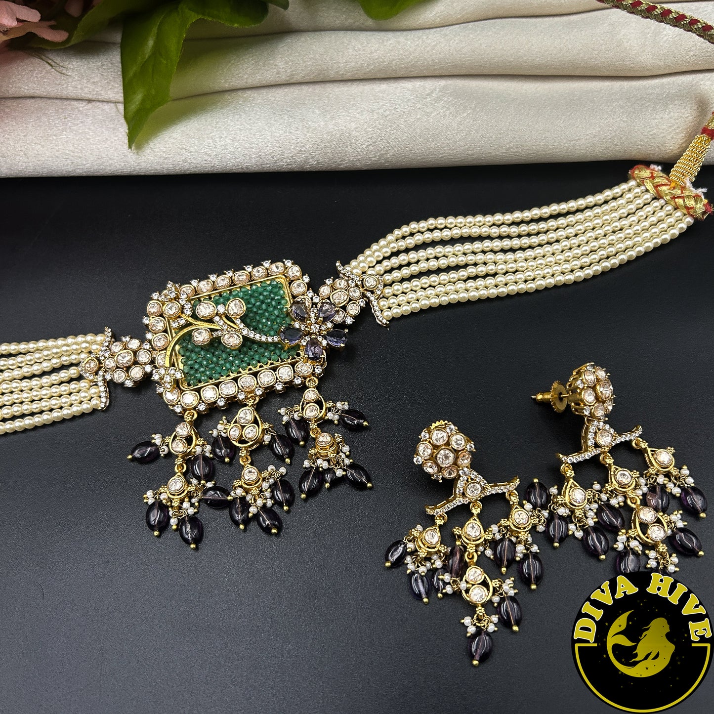 Suhani Moissanite Choker
