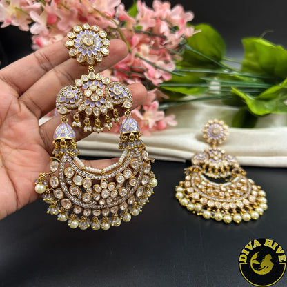 Fitoor Moissanite Earring
