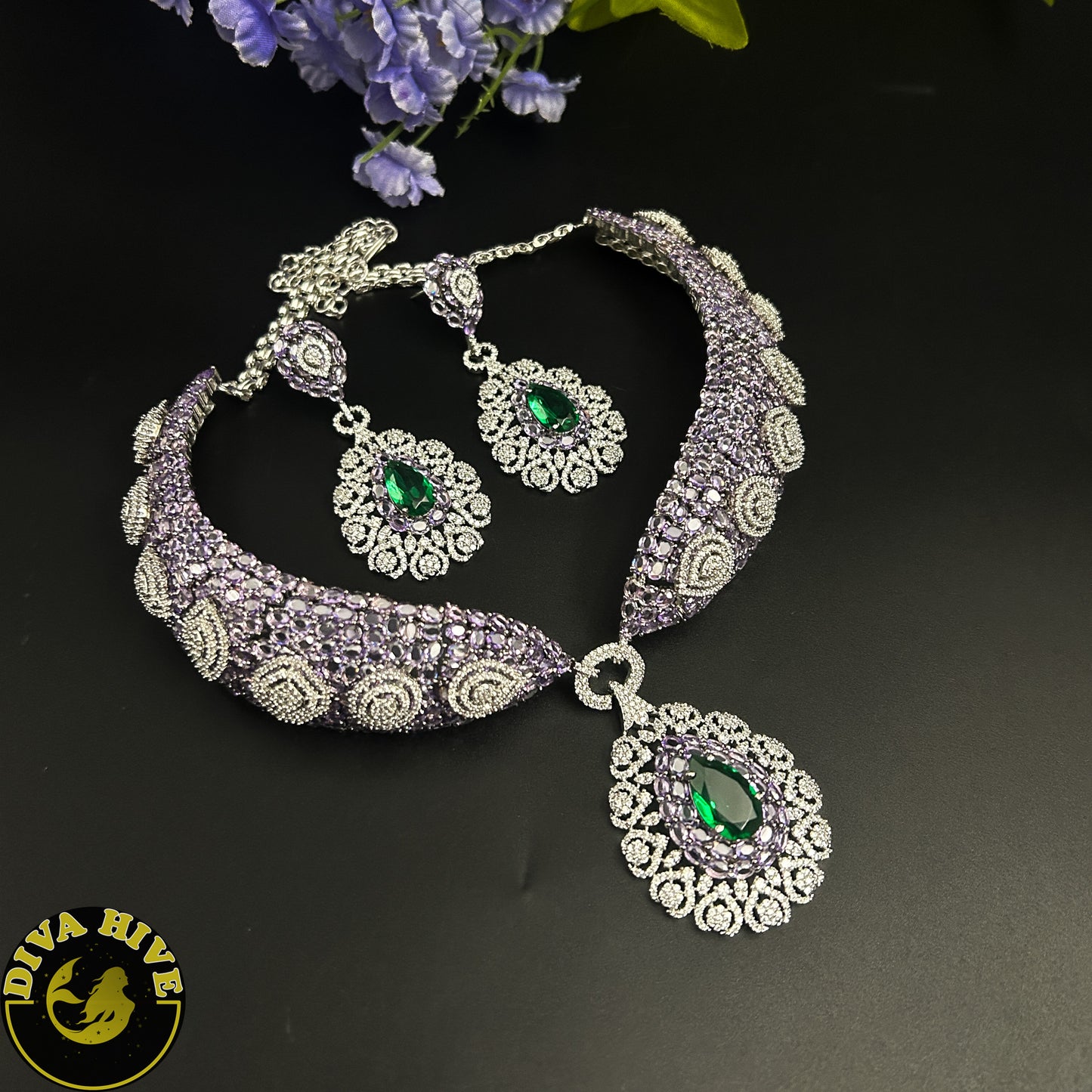 Poshak AD/CZ  Necklace