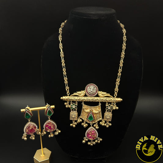 Dera Handcrafted Necklace | Diva Exclusive Necklace - Necklace -925Silver, Diva Exclusive, featured, Fusion, Necklace - Divahive