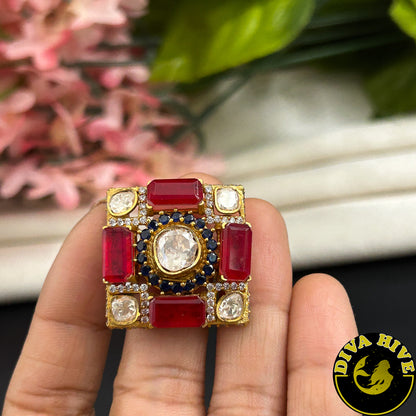 Zeenat Adjustable Ring