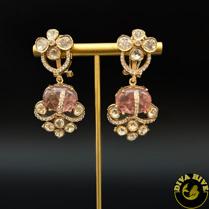 Sneh Moissanite Earring | Designer Earring | Exclusive Earring - Earring -Diva Exclusive, Earring, moissanite - Divahive