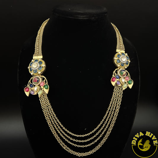 Deva Handcrafted Necklace | Diva Exclusive Necklace - Necklace -925Silver, Diva Exclusive, featured, Fusion, Necklace - Divahive