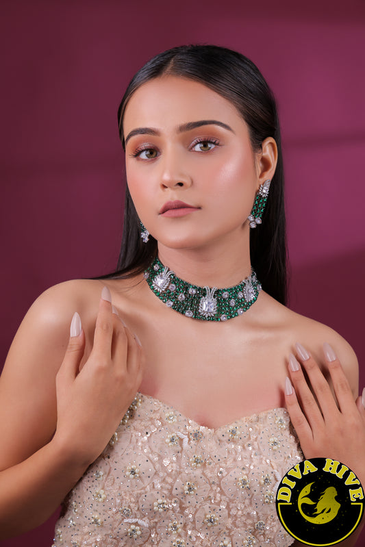 Zoya AD/CZ Designer Choker