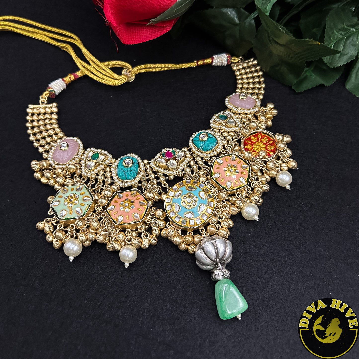 Malhari Fusion Necklace - Necklace -925Silver, Diva Exclusive, featured, Fusion, Necklace - Divahive