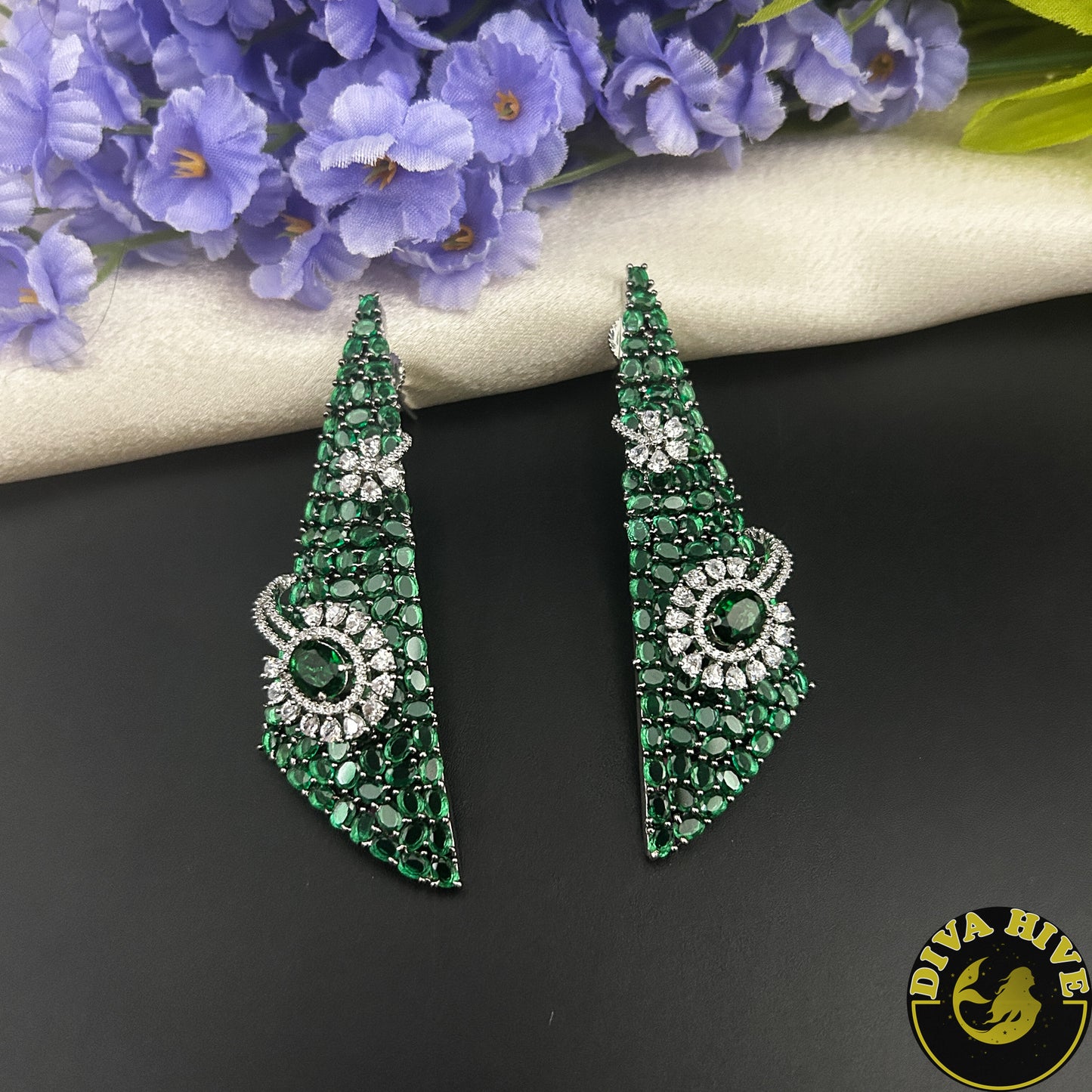 Panaah AD/CZ Earring