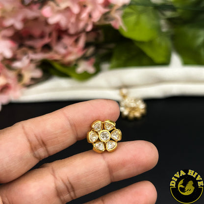 Aarohi 22K Gold Plated Pendant Set