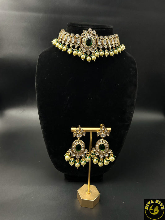 Statement Kundan Choker -  -Kundan - Divahive