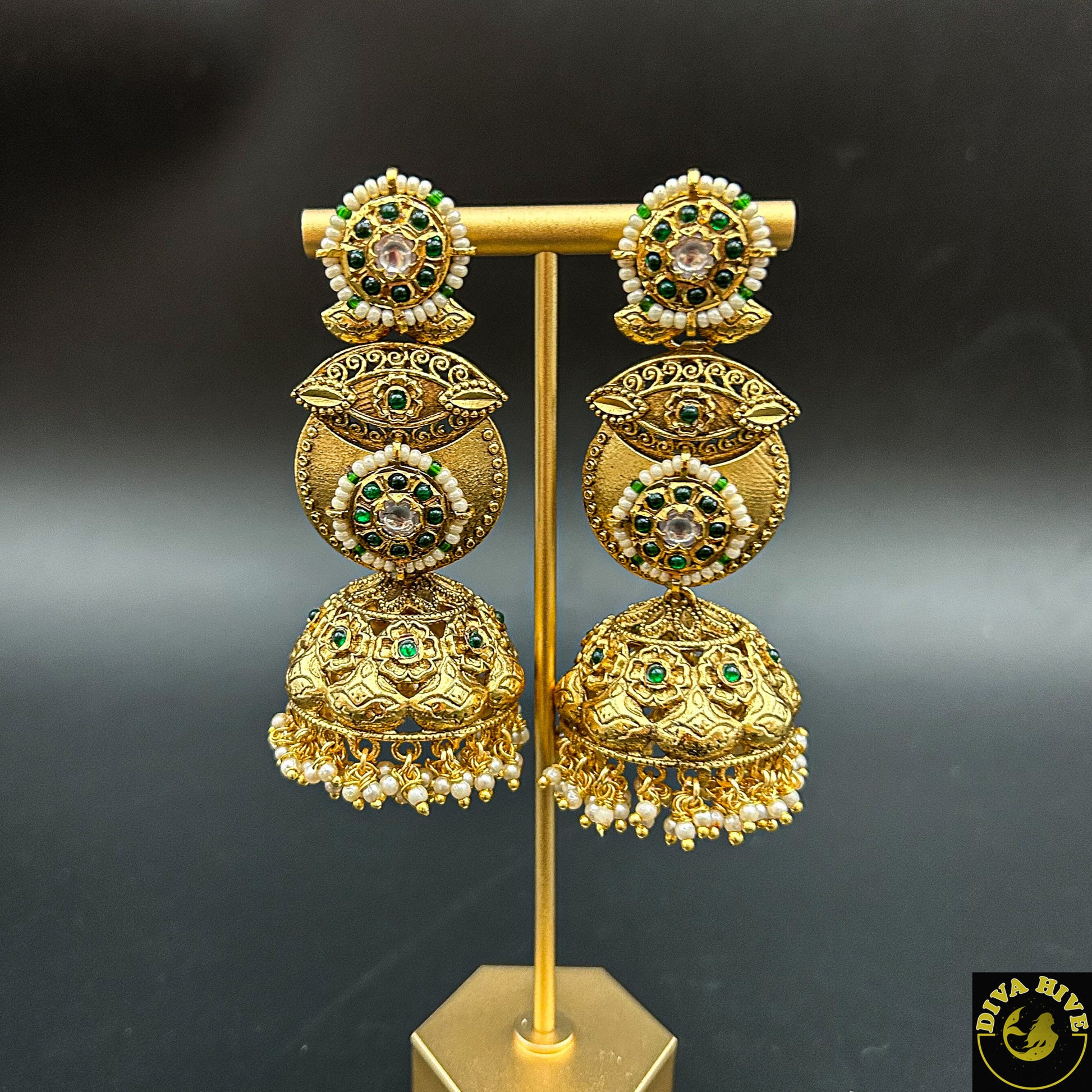 Antique Jhumka - Earring -Earing, Earring, sale - Divahive